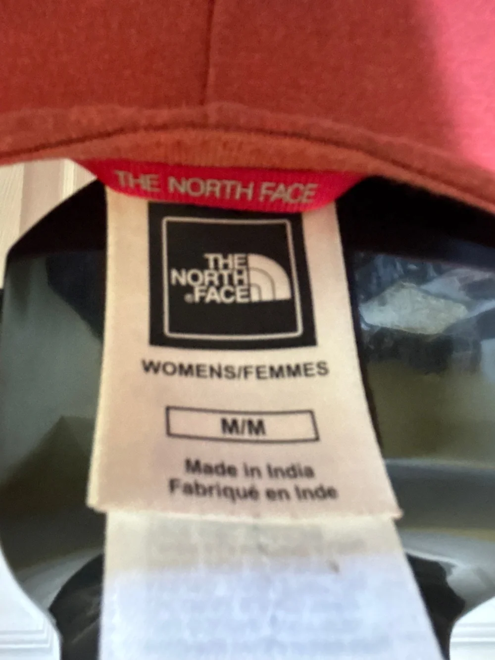 The North Face Rust Red Wrap-Style Midi Dress with Floral Accent - Picture 7 of 7